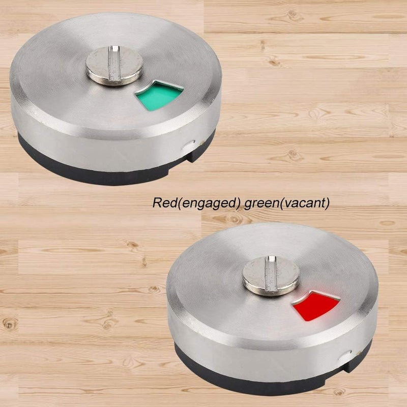 Fdit Door Lock Bolt Vacant Engaged Indicator for Toilet Restroom Bathroom Hardware Accessory - Image 3